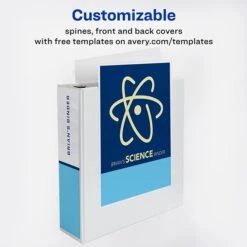 Avery Durable Standard 3" 3-Ring View Binder, White (09701) 9 Avery Durable Standard 3" 3-Ring View Binder, White (09701) -Scott Stationery Shop sp91972145 s7