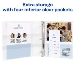 Avery Durable Standard 3" 3-Ring View Binder, White (09701) 11 Avery Durable Standard 3" 3-Ring View Binder, White (09701) -Scott Stationery Shop sp91972591 s7