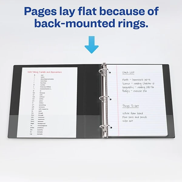 1" Avery® Durable View Binder With Slant-D Rings, Bright Green 8 1" Avery® Durable View Binder With Slant-D Rings, Bright Green - Image 6