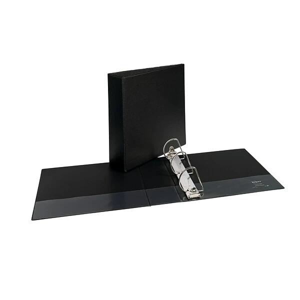 Avery Durable 3" 3-Ring Non-View Binder, DuraHinge, Black (27650) 8 Avery Durable 3" 3-Ring Non-View Binder, DuraHinge, Black (27650) - Image 6