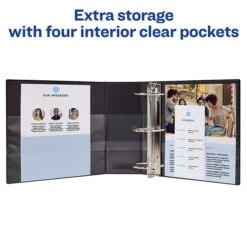 Avery Durable 5" 3-Ring Non-View Binder With DuraHinge, Black (08901) -Scott Stationery Shop sp92173160 s7