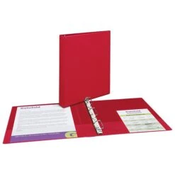 Avery Durable Standard 1" 3-Ring Non-View Binder, Red (27201) -Scott Stationery Shop sp92173233 s7