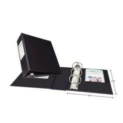 Avery Mini Durable 2" 3-Ring Non-View Binder, Black (27554) -Scott Stationery Shop sp92173251 s7