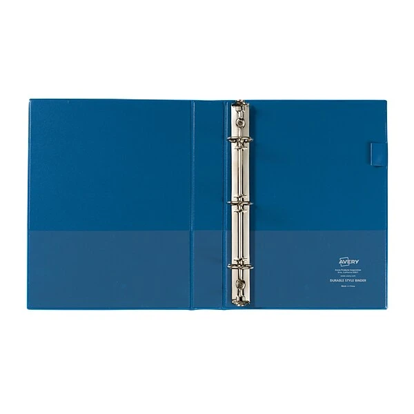 Avery Mini Durable Style Binder With 1" Round Rings , Painted Floral, 5-1/2" X 8-1/2" (18444) 4 Avery Mini Durable Style Binder With 1" Round Rings , Painted Floral, 5-1/2" X 8-1/2" (18444) - Image 2